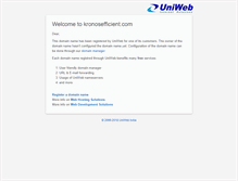 Tablet Screenshot of kronosefficient.com